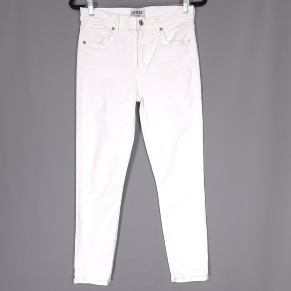 AGOLDE PREMIUM Women's Jeans Size 28‎ FILTER FREE White USA🇺🇸MADE A018B-799
